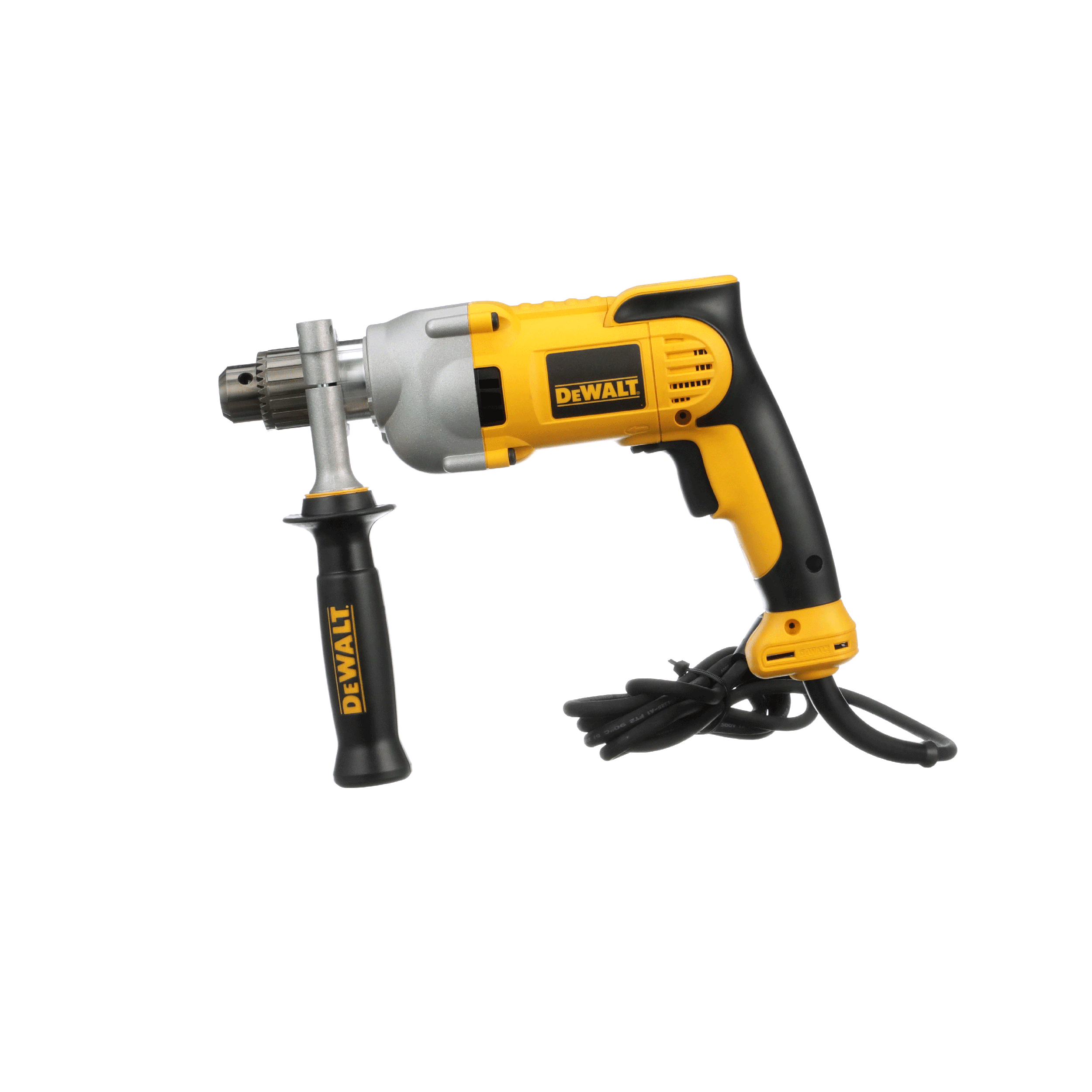 Dewalt 1/2 in. (13 mm) VSR™ Pistol Grip Drill, Powerful 10 Amp motor with overload protection, this tool provides up to 1,250 RPM to make quick work of tough jobs- DWD210G Dewalt 1/2 in. (13 mm) VSR™ Pistol Grip Drill, Powerful 10 Amp motor with overload protection, this tool provides up to 1,250 RPM to make quick work of tough jobs- DWD210G